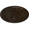 Ekena Millwork Lunel Ceiling Medallion (Fits Canopies up to 3 3/4"), Hand-Painted Bronze, 20 1/4"OD x 1 1/2"P CM20LUBZS - alternate 4